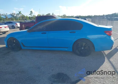 2017 BMW 750 I z USA, uszkodzony, nr VIN WBA7F0C34HGM22159